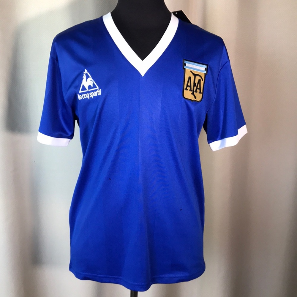 Argentina Away Rare Maradona 10 Jersey World Cup 1986